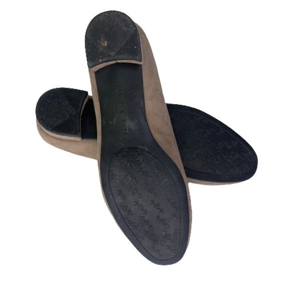 KELLY & KATIE Taupe Elerana Bow Ballet Flats - Picture 8 of 10